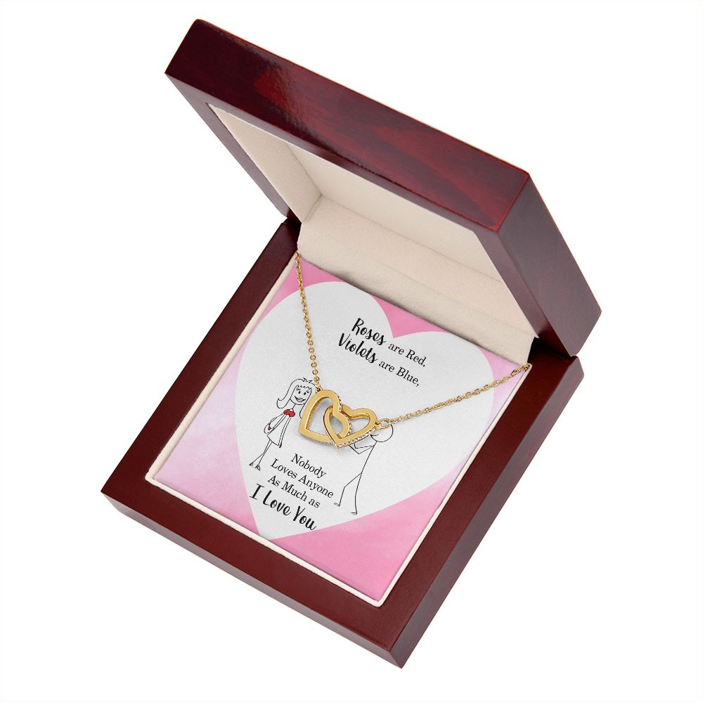 Roses are Red Inseparable Necklace-Express Your Love Gifts