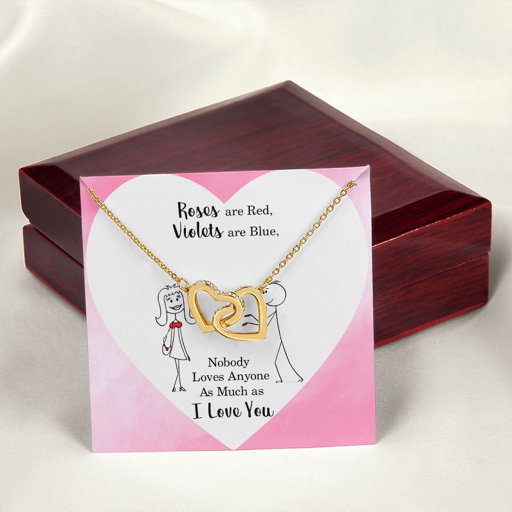 Roses are Red Inseparable Necklace-Express Your Love Gifts