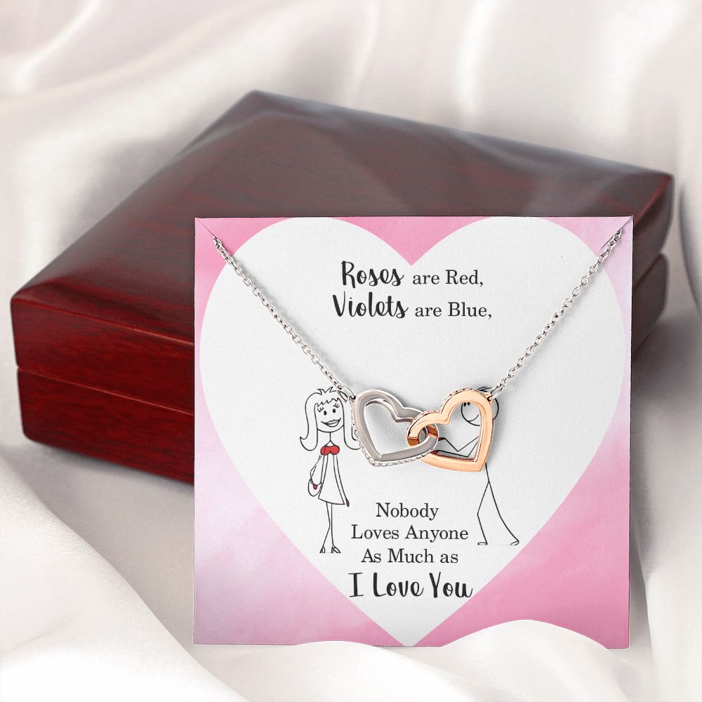 Roses are Red Inseparable Necklace-Express Your Love Gifts