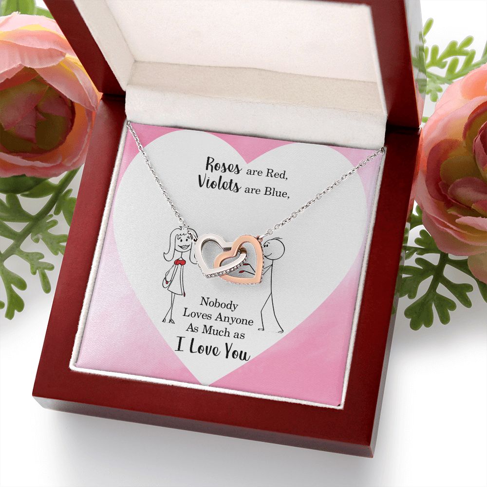 Roses are Red Inseparable Necklace-Express Your Love Gifts
