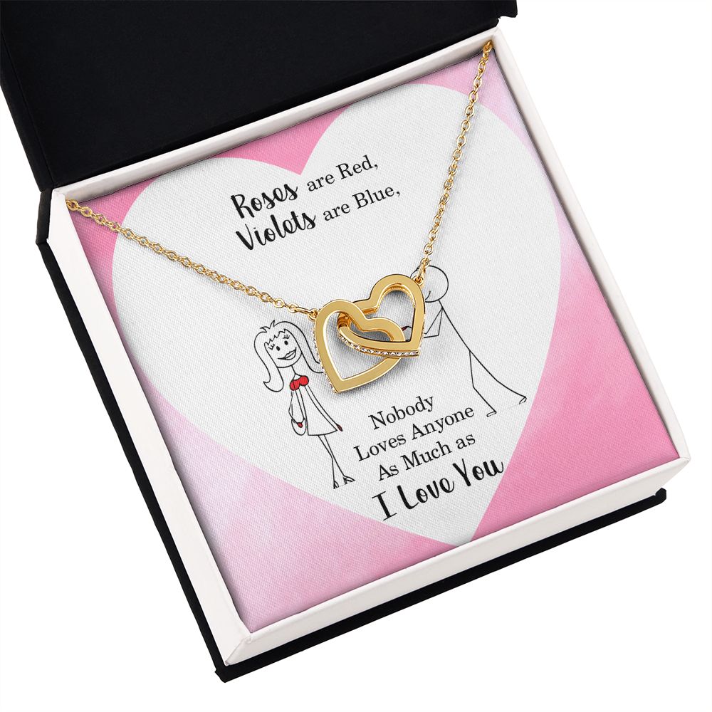 Roses are Red Inseparable Necklace-Express Your Love Gifts