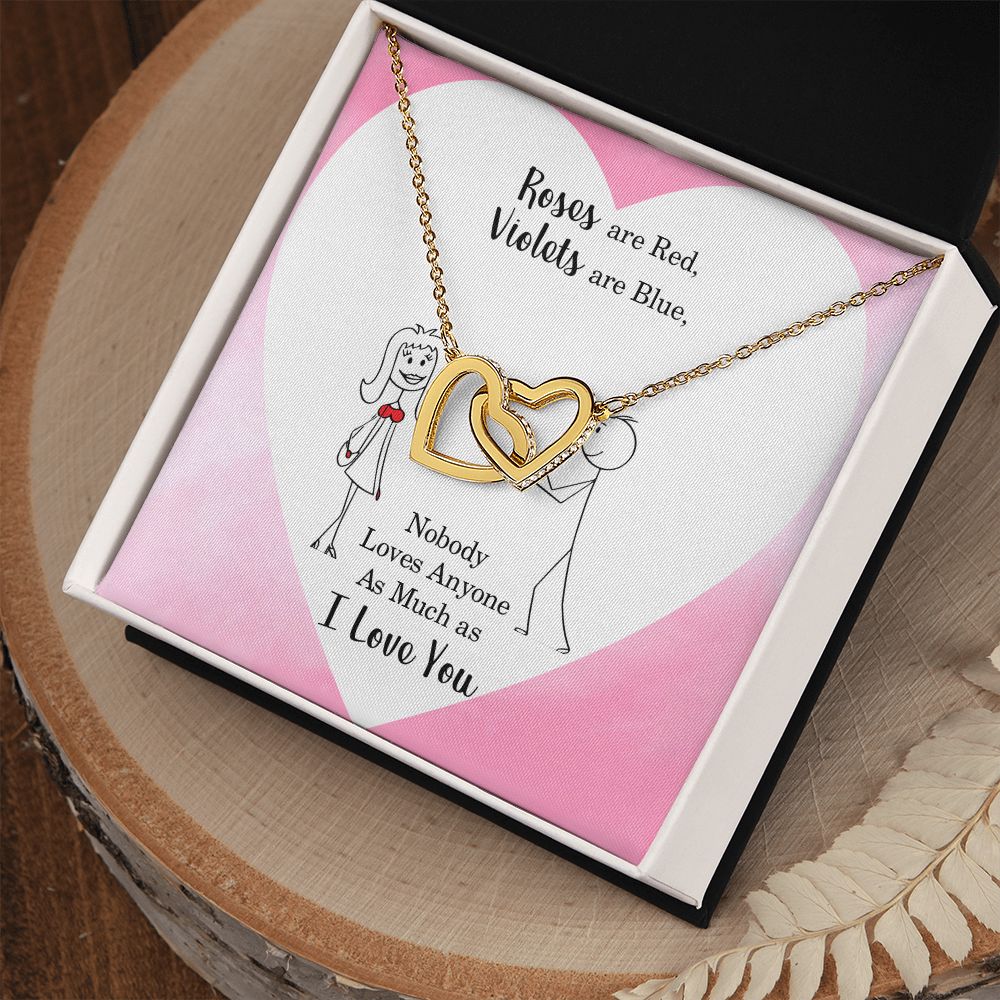 Roses are Red Inseparable Necklace-Express Your Love Gifts