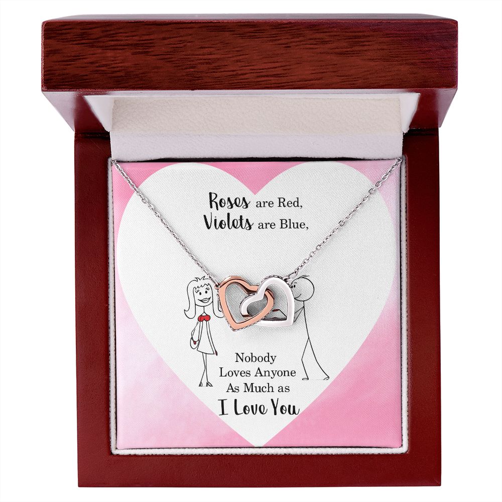 Roses are Red Inseparable Necklace-Express Your Love Gifts