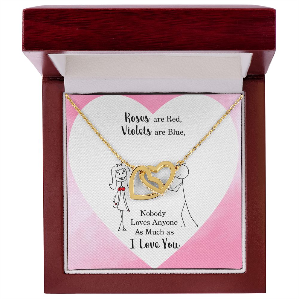 Roses are Red Inseparable Necklace-Express Your Love Gifts