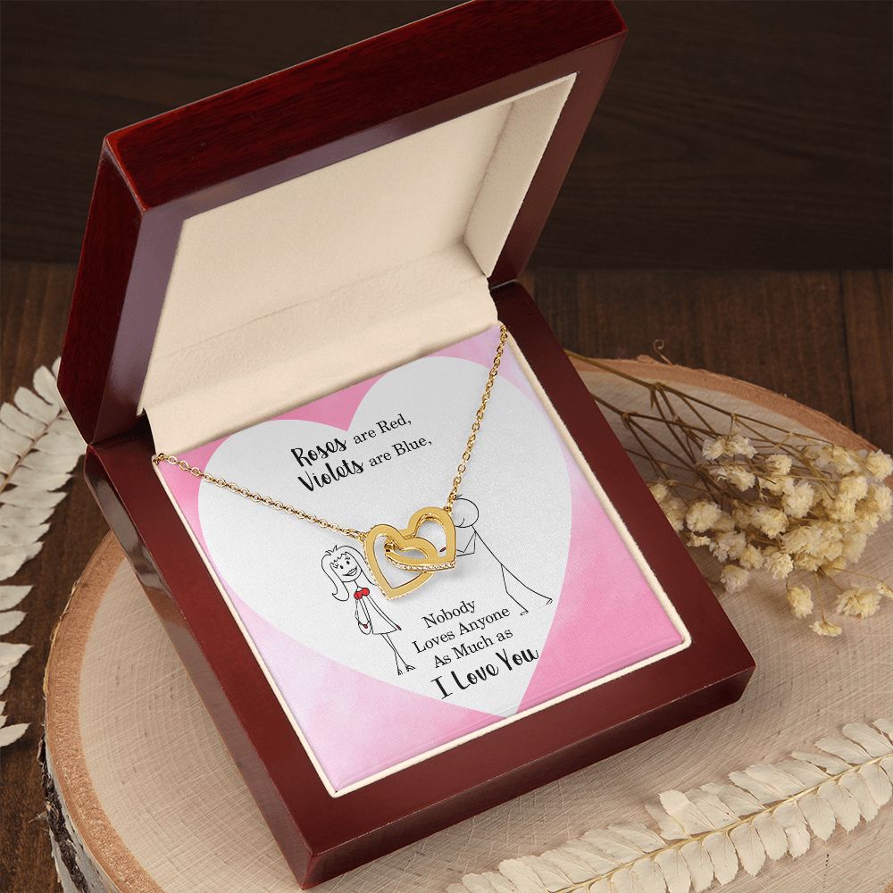 Roses are Red Inseparable Necklace-Express Your Love Gifts