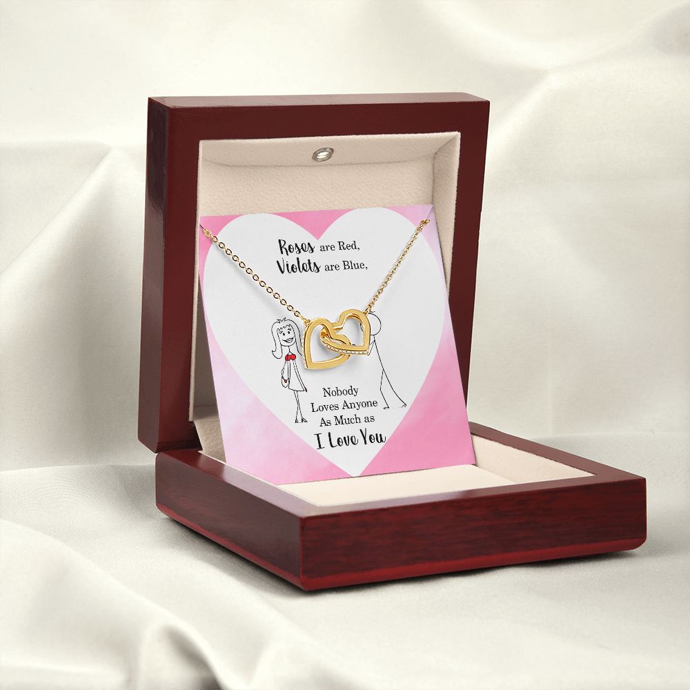Roses are Red Inseparable Necklace-Express Your Love Gifts