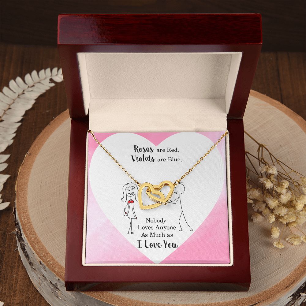 Roses are Red Inseparable Necklace-Express Your Love Gifts
