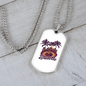 Roulette Gambler Necklace Stainless Steel or 18k Gold Dog Tag 24-Express Your Love Gifts