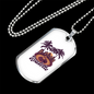 Roulette Gambler Necklace Stainless Steel or 18k Gold Dog Tag 24-Express Your Love Gifts