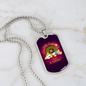 Royal Casino Gambler Necklace Stainless Steel or 18k Gold Dog Tag 24-Express Your Love Gifts