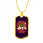 Royal Casino Gambler Necklace Stainless Steel or 18k Gold Dog Tag 24-Express Your Love Gifts