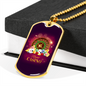 Royal Casino Gambler Necklace Stainless Steel or 18k Gold Dog Tag 24-Express Your Love Gifts