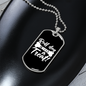 Ruff Day Necklace Stainless Steel or 18k Gold Dog Tag 24" Chain-Express Your Love Gifts