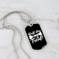 Ruff Day Necklace Stainless Steel or 18k Gold Dog Tag 24" Chain-Express Your Love Gifts