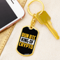 Run BTC Crypto Keychain Stainless Steel or 18k Gold Dog Tag Keyring-Express Your Love Gifts