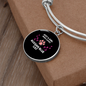 Russian Blue Cat Bracelet Stainless Steel or 18k Gold Circle Bangle-Express Your Love Gifts