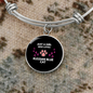 Russian Blue Cat Bracelet Stainless Steel or 18k Gold Circle Bangle-Express Your Love Gifts
