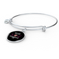 Russian Blue Cat Bracelet Stainless Steel or 18k Gold Circle Bangle-Express Your Love Gifts