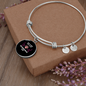 Russian Blue Cat Bracelet Stainless Steel or 18k Gold Circle Bangle-Express Your Love Gifts