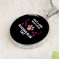 Russian Blue Cat Circle Necklace Stainless Steel or 18k Gold 18-22"-Express Your Love Gifts
