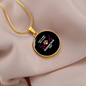 Russian Blue Cat Circle Necklace Stainless Steel or 18k Gold 18-22"-Express Your Love Gifts