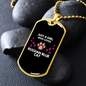 Russian Blue Cat Necklace Stainless Steel or 18k Gold Dog Tag 24" Chain-Express Your Love Gifts