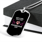 Russian Blue Cat Necklace Stainless Steel or 18k Gold Dog Tag 24" Chain-Express Your Love Gifts