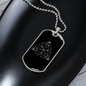 Sacred Geometry Abstract Symbol 3 SquAres Necklace Stainless Steel or 18k Gold Dog Tag-Express Your Love Gifts