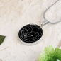 Sacred Geometry Abstract Symbol Flower Leaf Circle Necklace Stainless Steel or 18k Gold 18-22"-Express Your Love Gifts