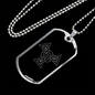 Sacred Geometry Abstract Symbol Triangle Wings Necklace Stainless Steel or 18k Gold Dog Tag-Express Your Love Gifts