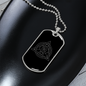 Sacred Geometry Abstract Triangle Necklace Stainless Steel or 18k Gold Dog Tag-Express Your Love Gifts