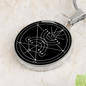 Sacred Geometry Ancient Designs in Circle Circle Necklace Stainless Steel or 18k Gold 18-22"-Express Your Love Gifts