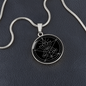 Sacred Geometry Ancient Designs in Circle Circle Necklace Stainless Steel or 18k Gold 18-22"-Express Your Love Gifts