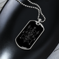 Sacred Geometry Ancient Shapes Necklace Stainless Steel or 18k Gold Dog Tag-Express Your Love Gifts