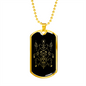 Sacred Geometry Ancient Shapes Necklace Stainless Steel or 18k Gold Dog Tag-Express Your Love Gifts