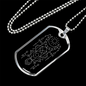 Sacred Geometry Ancient Sun Design Necklace Stainless Steel or 18k Gold Dog Tag-Express Your Love Gifts