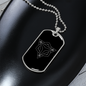 Sacred Geometry Boomerang Necklace Stainless Steel or 18k Gold Dog Tag-Express Your Love Gifts