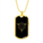 Sacred Geometry Boomerang Necklace Stainless Steel or 18k Gold Dog Tag-Express Your Love Gifts