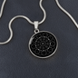 Sacred Geometry Circle Dots Circle Necklace Stainless Steel or 18k Gold 18-22"-Express Your Love Gifts