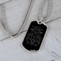 Sacred Geometry Flipped Triangle Necklace Stainless Steel or 18k Gold Dog Tag-Express Your Love Gifts