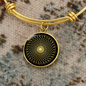Sacred Geometry Flower of Life Bracelet Stainless Steel or 18k Gold Circle Bangle-Express Your Love Gifts