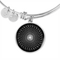Sacred Geometry Flower of Life Bracelet Stainless Steel or 18k Gold Circle Bangle-Express Your Love Gifts