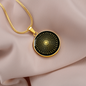 Sacred Geometry Flower of Life Circle Necklace Stainless Steel or 18k Gold 18-22"-Express Your Love Gifts