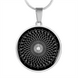 Sacred Geometry Flower of Life Circle Necklace Stainless Steel or 18k Gold 18-22"-Express Your Love Gifts