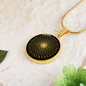 Sacred Geometry Flower of Life Circle Necklace Stainless Steel or 18k Gold 18-22"-Express Your Love Gifts