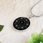 Sacred Geometry Hexagons in Circle Circle Necklace Stainless Steel or 18k Gold 18-22"-Express Your Love Gifts