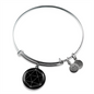 Sacred Geometry Icosahedron Stylized Version Bracelet Stainless Steel or 18k Gold Circle Bangle-Express Your Love Gifts