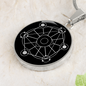 Sacred Geometry in Triangle and Hexagon Circle Necklace Stainless Steel or 18k Gold 18-22"-Express Your Love Gifts