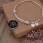 Sacred Geometry Metatron's Cube Stylized Version Bracelet Stainless Steel or 18k Gold Circle Bangle-Express Your Love Gifts