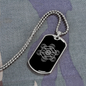 Sacred Geometry Metatrons Cube Large Necklace Stainless Steel or 18k Gold Dog Tag-Express Your Love Gifts
